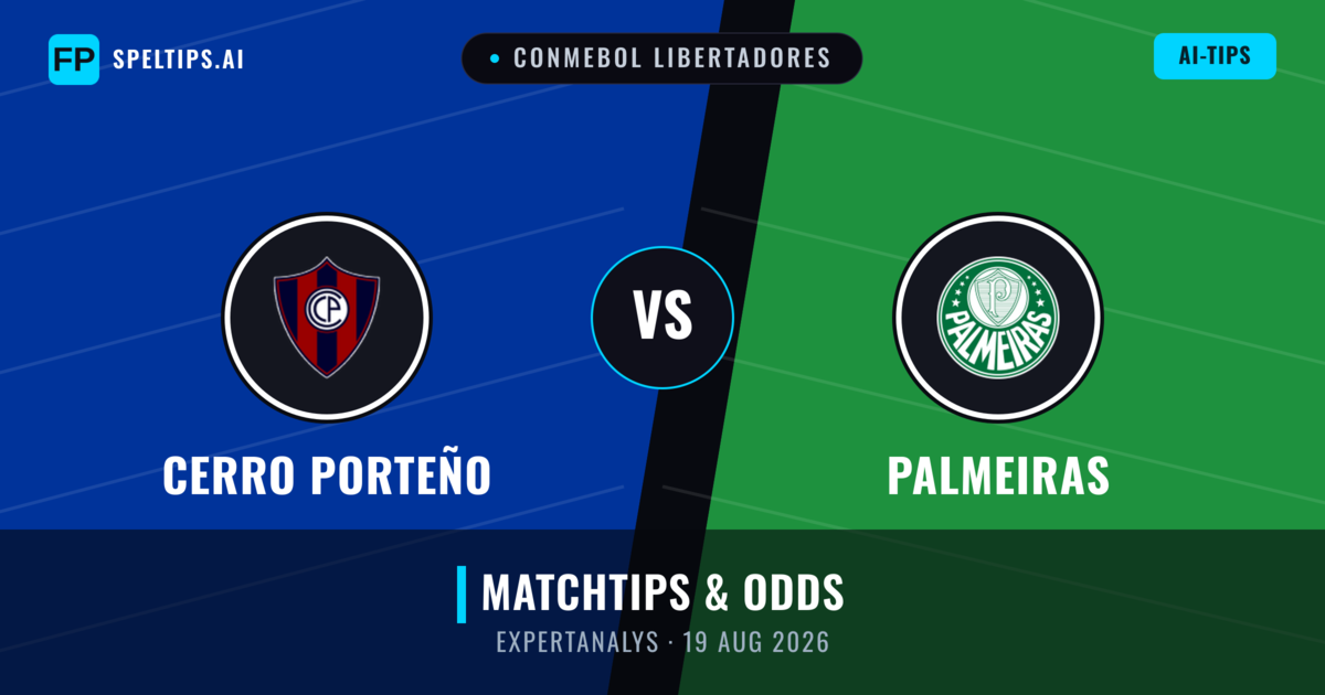 Cerro Porteño vs Palmeiras — matchtips och förhandstitt