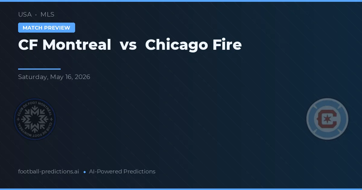 CF Montréal vs Chicago Fire — matchtips och förhandstitt