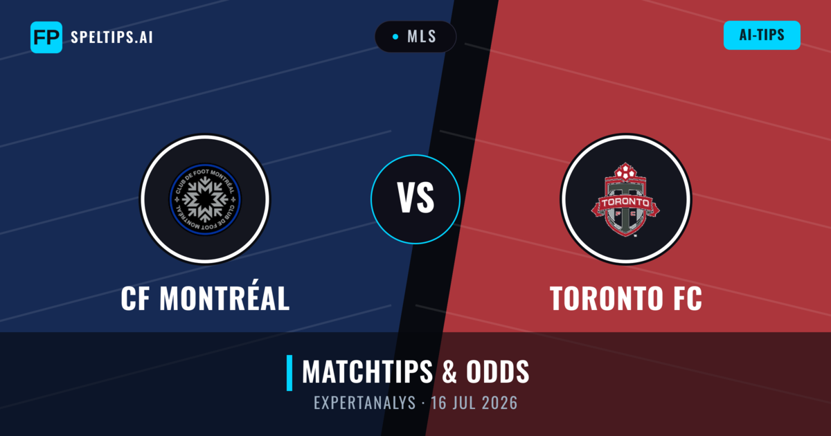 CF Montréal vs Toronto FC — matchtips och förhandstitt