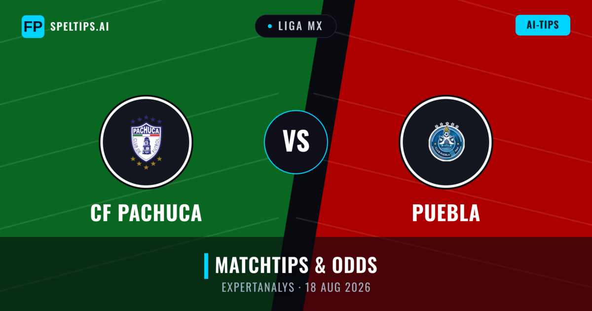 CF Pachuca vs Puebla — matchtips och förhandstitt