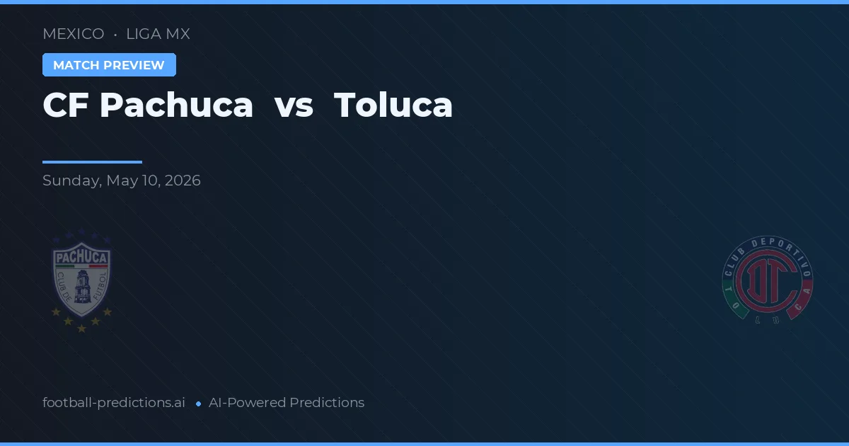 CF Pachuca vs Toluca — matchtips och förhandstitt