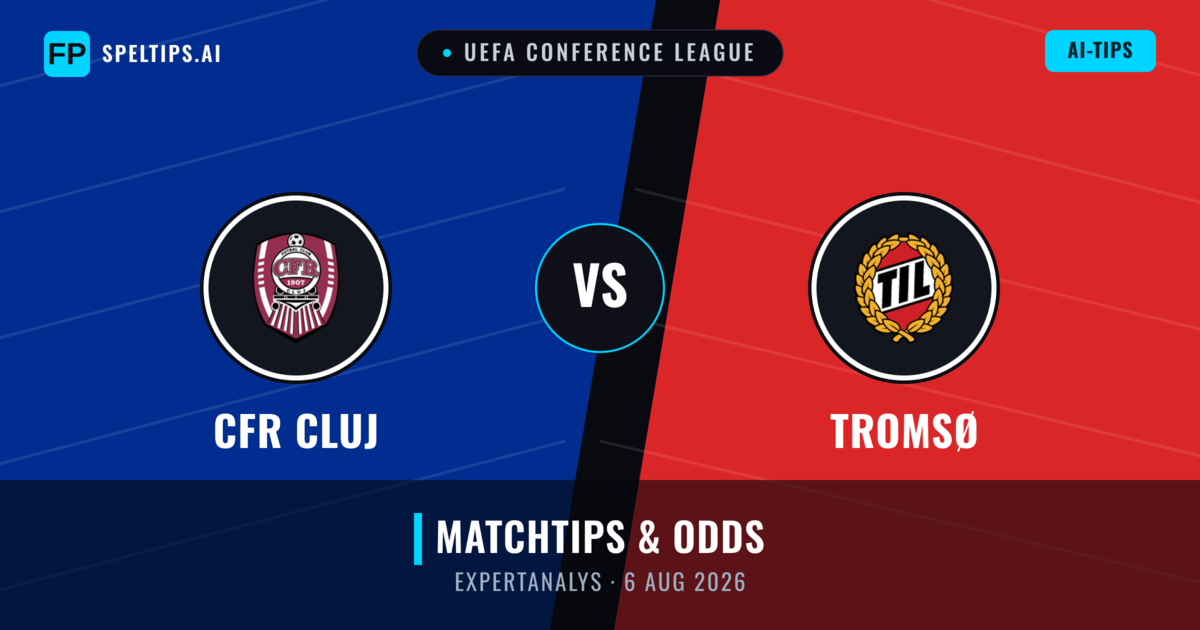 CFR Cluj vs Tromsø — matchtips och förhandstitt