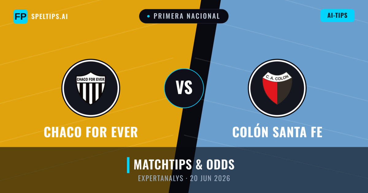 Chaco For Ever vs Colón Santa Fe — matchtips och förhandstitt
