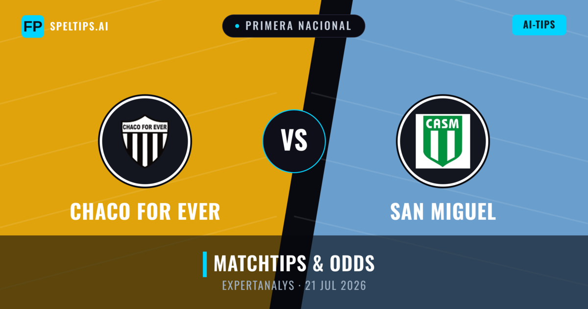 Chaco For Ever vs San Miguel — matchtips och förhandstitt