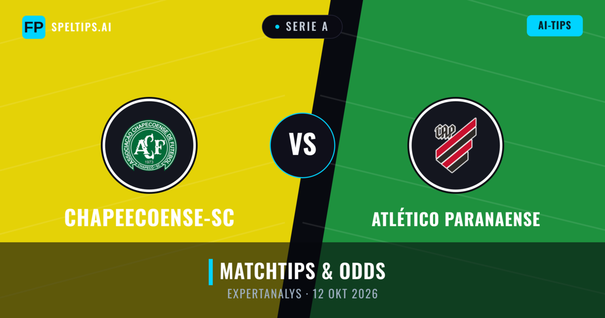 Chapeecoense-sc vs Atlético Paranaense — matchtips och förhandstitt