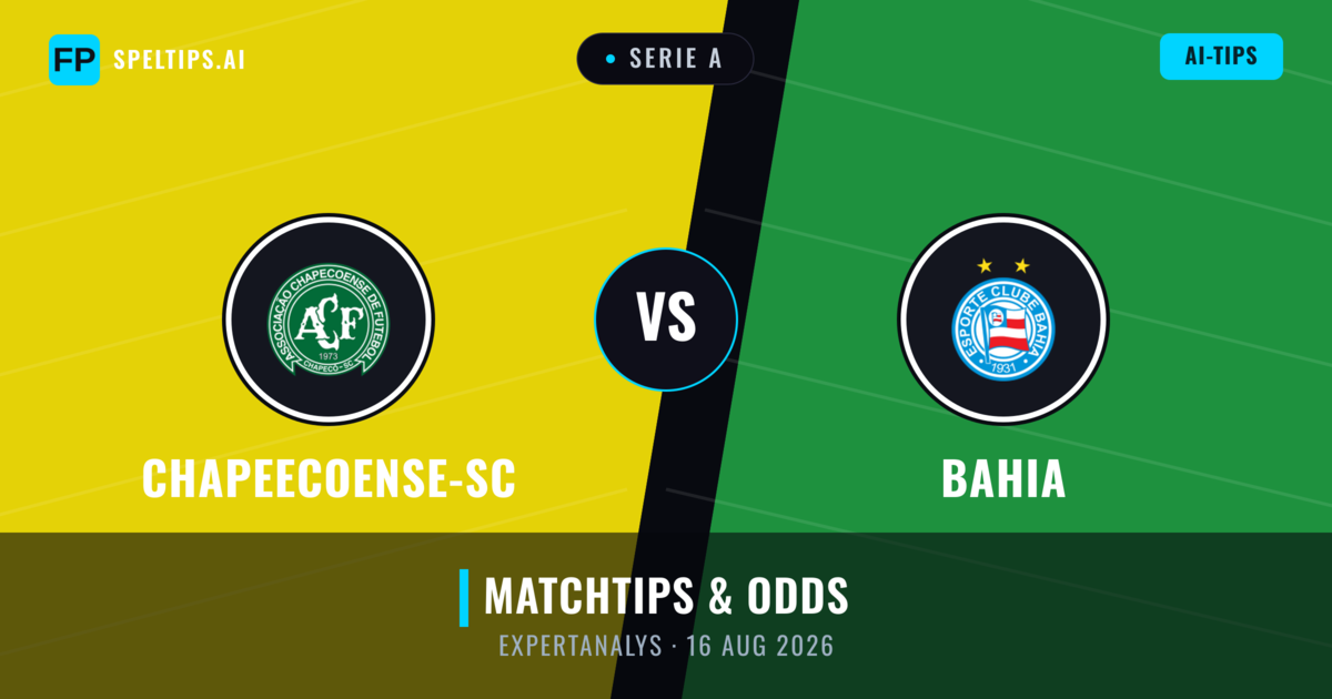 Chapeecoense-sc vs Bahia — matchtips och förhandstitt