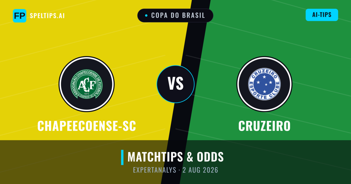 Chapeecoense-sc vs Cruzeiro — matchtips och förhandstitt