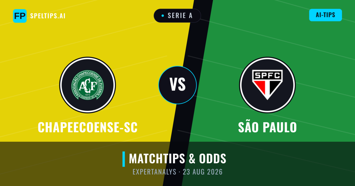 Chapeecoense-sc vs São Paulo — matchtips och förhandstitt