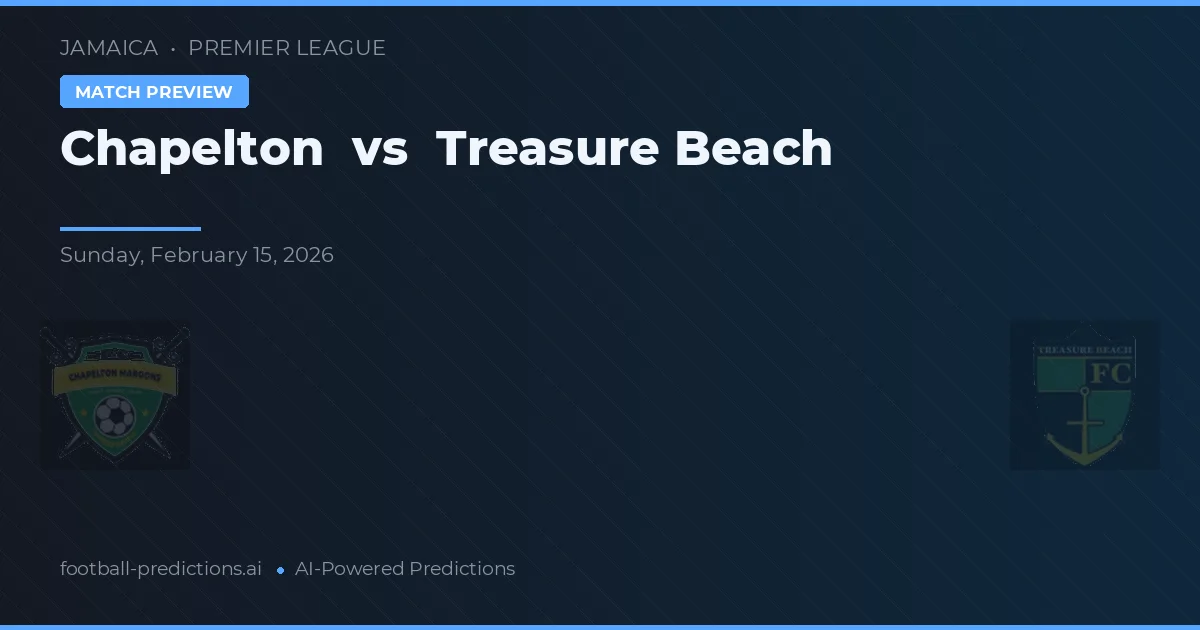 Chapelton vs Treasure Beach — matchtips och förhandstitt