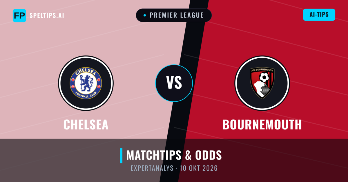 Chelsea vs Bournemouth — matchtips och förhandstitt