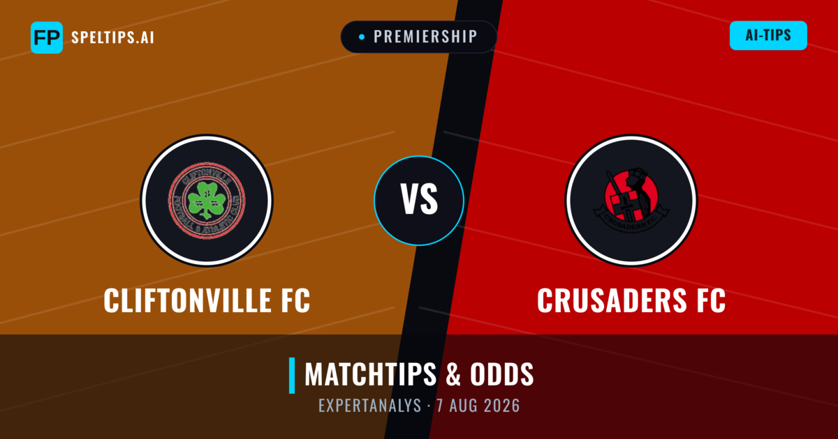 Cliftonville FC vs Crusaders FC — matchtips och förhandstitt