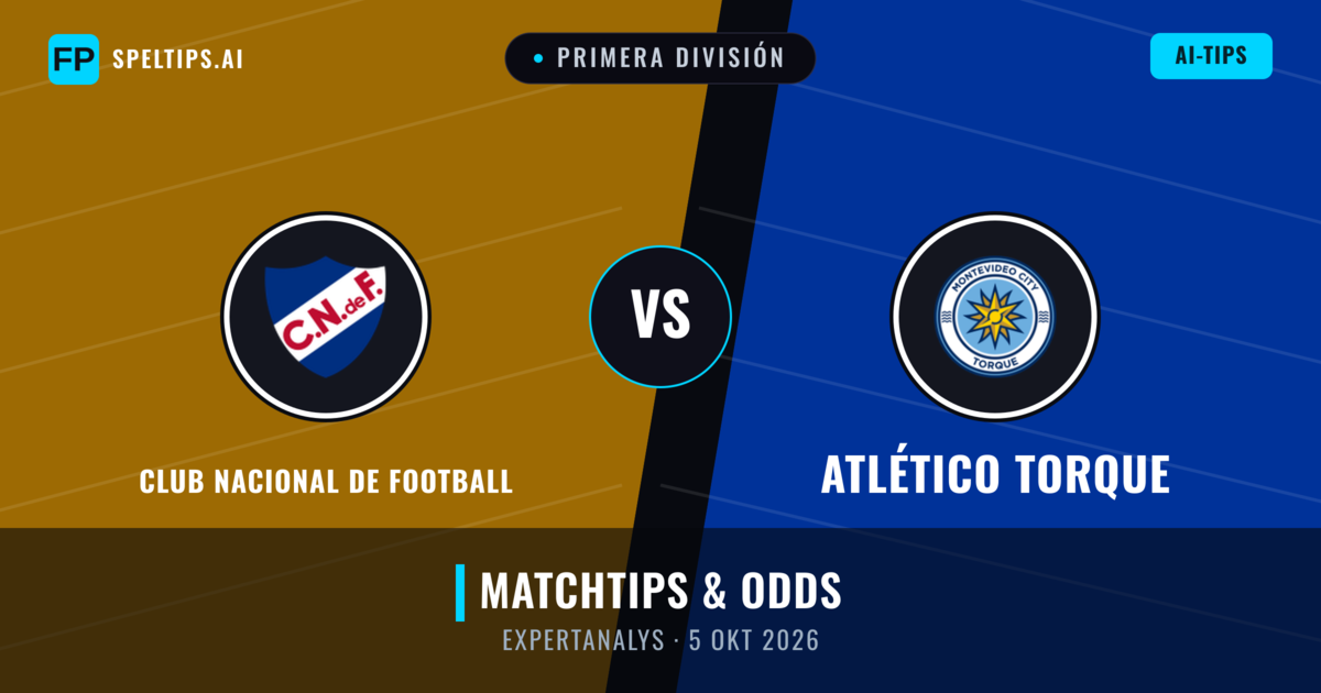 Club Nacional de Football vs Atlético Torque — matchtips och förhandstitt