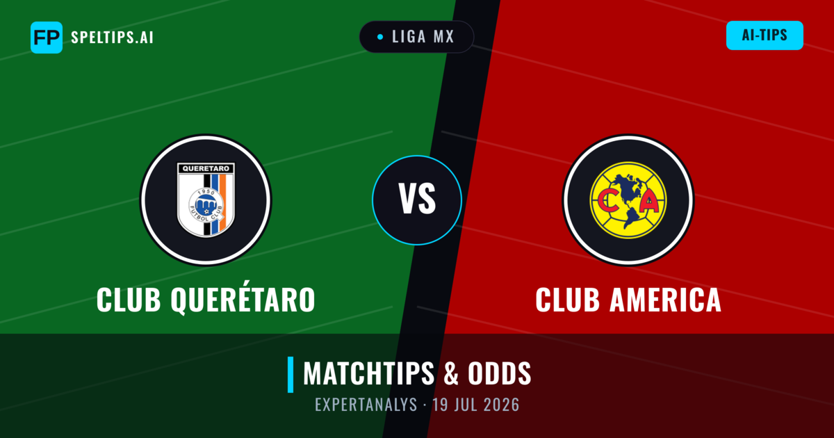 Club Querétaro vs Club America — matchtips och förhandstitt