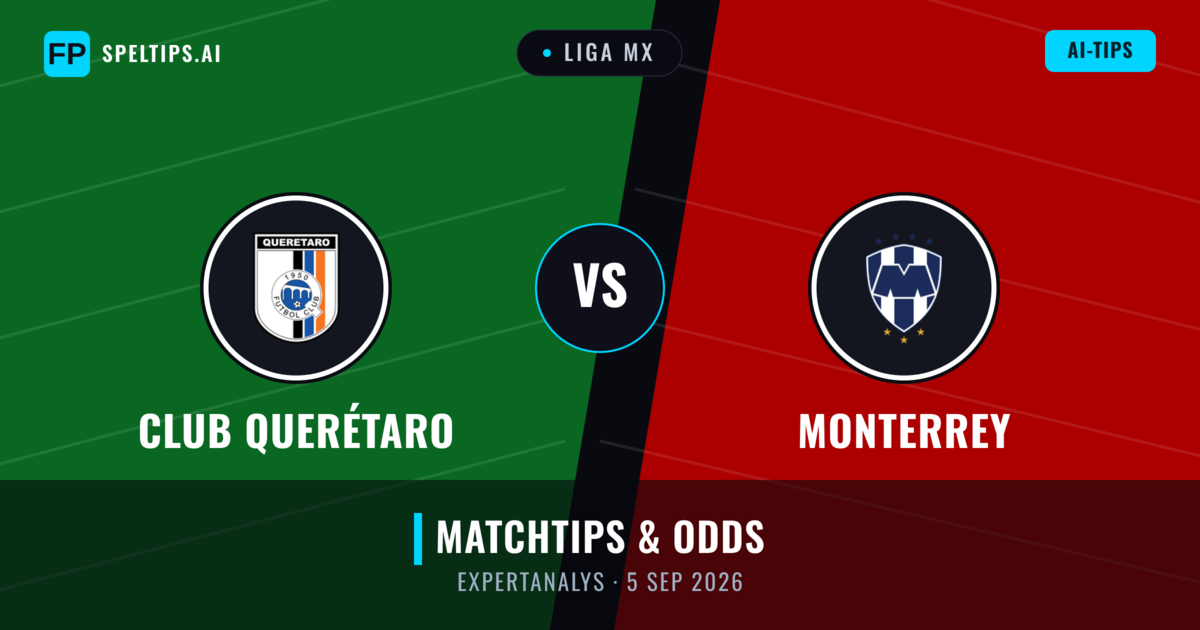 Club Querétaro vs Monterrey — matchtips och förhandstitt