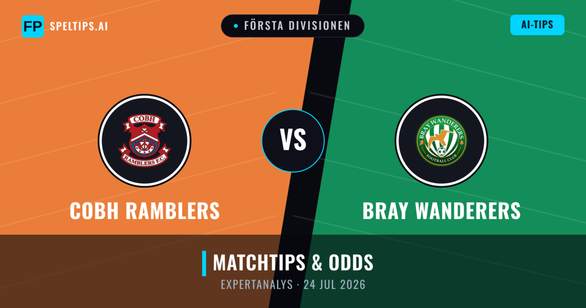 Cobh Ramblers vs Bray Wanderers — matchtips och förhandstitt
