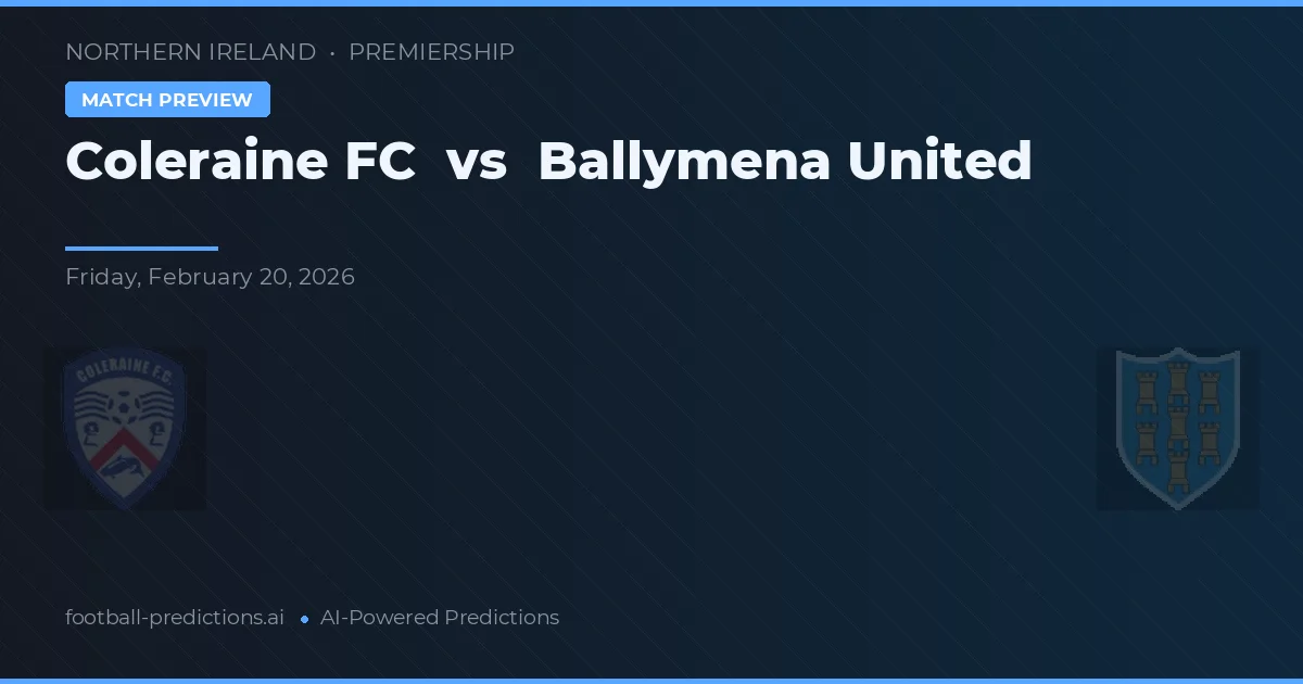 Coleraine FC vs Ballymena United — matchtips och förhandstitt