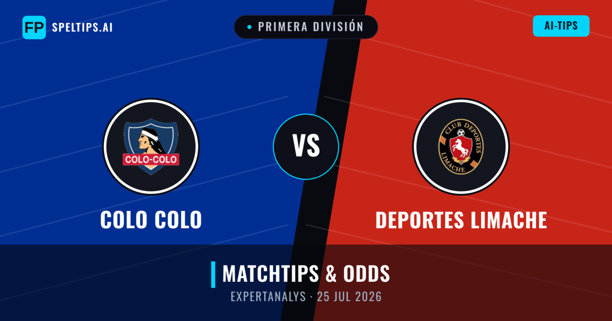 Colo Colo vs Deportes Limache — matchtips och förhandstitt