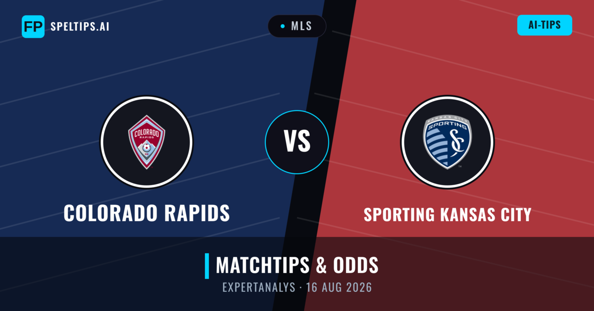 Colorado Rapids vs Sporting Kansas City — matchtips och förhandstitt