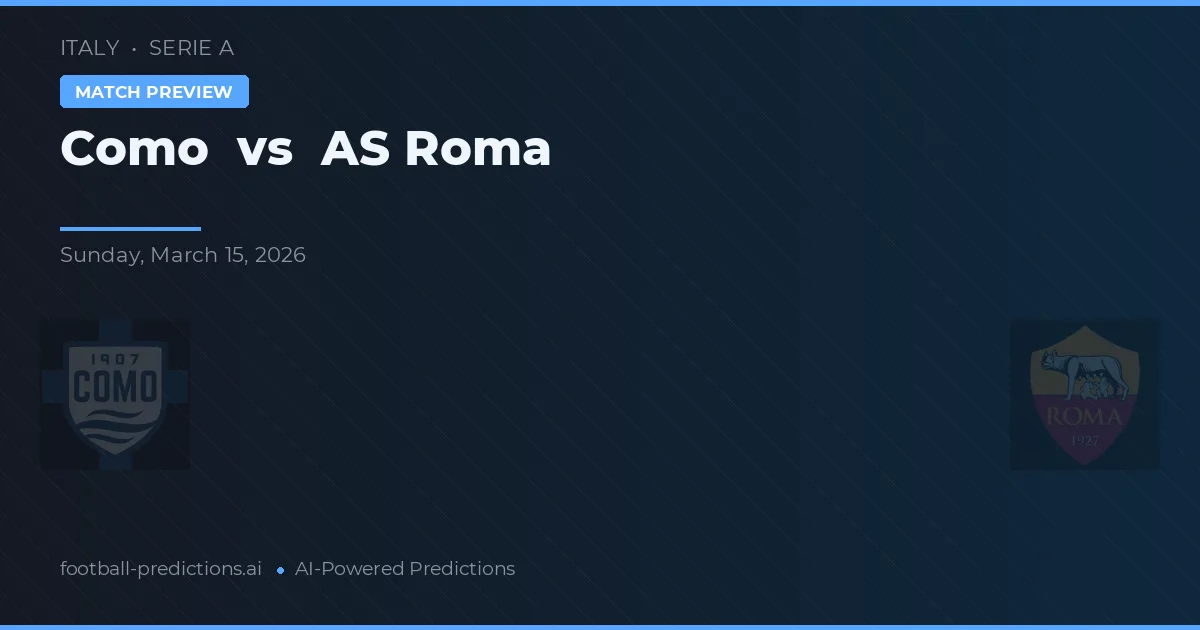 Como vs AS Roma — matchtips och förhandstitt