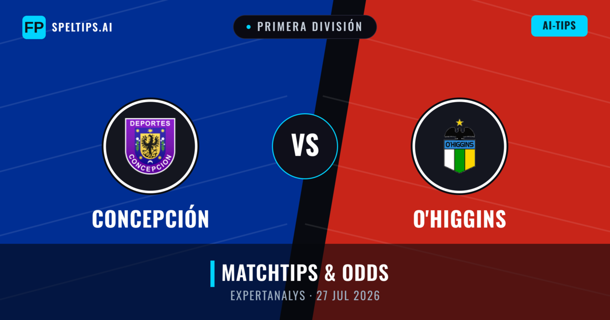 Concepción vs O'Higgins — matchtips och förhandstitt