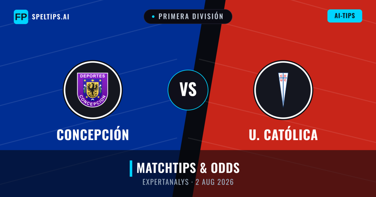 Concepción vs U. Católica — matchtips och förhandstitt