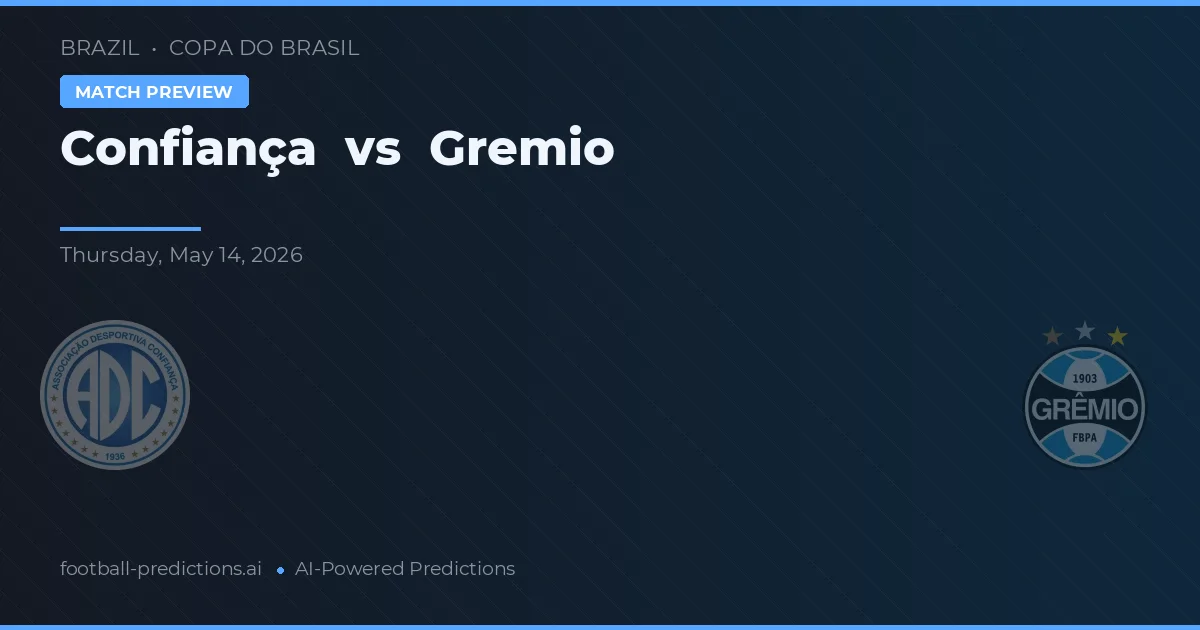 Confiança vs Gremio — matchtips och förhandstitt
