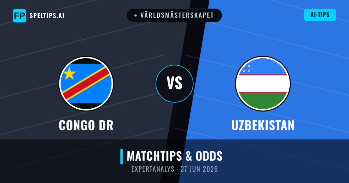 Congo DR vs Uzbekistan — matchtips och förhandstitt