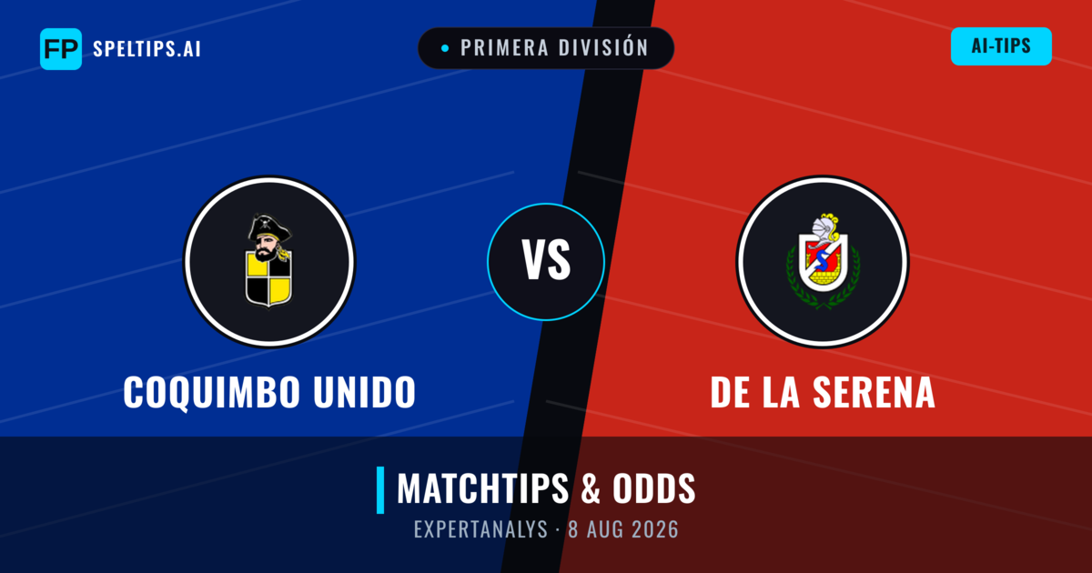 Coquimbo Unido vs De La Serena — matchtips och förhandstitt