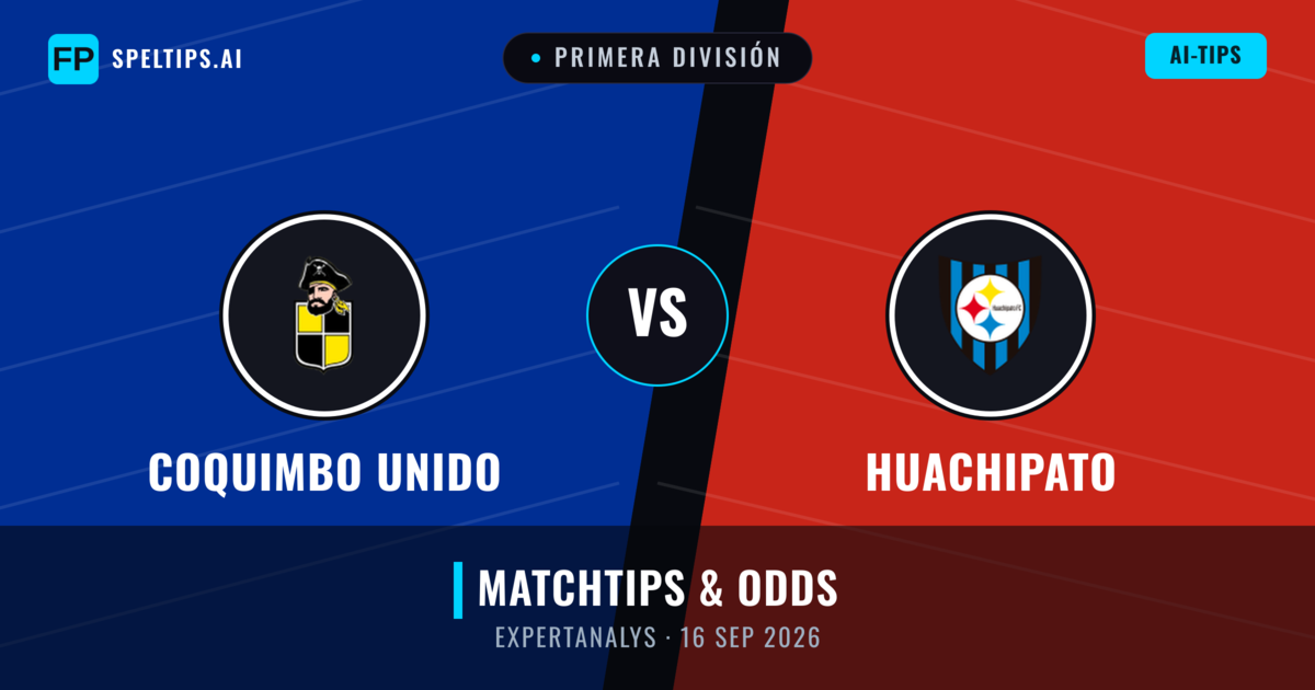 Coquimbo Unido vs Huachipato — matchtips och förhandstitt