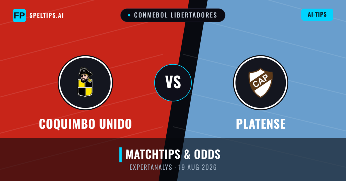 Coquimbo Unido vs Platense — matchtips och förhandstitt