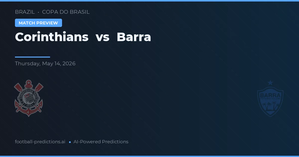 Corinthians vs Barra — matchtips och förhandstitt