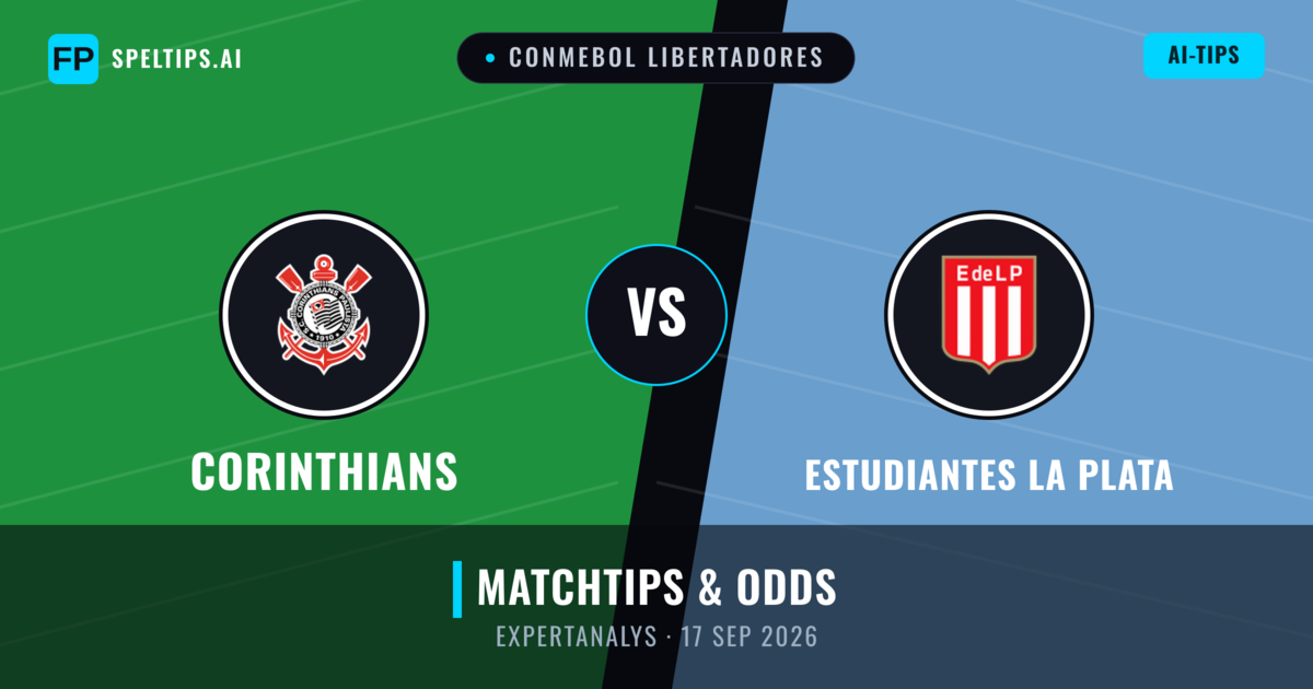 Corinthians vs Estudiantes La Plata — matchtips och förhandstitt