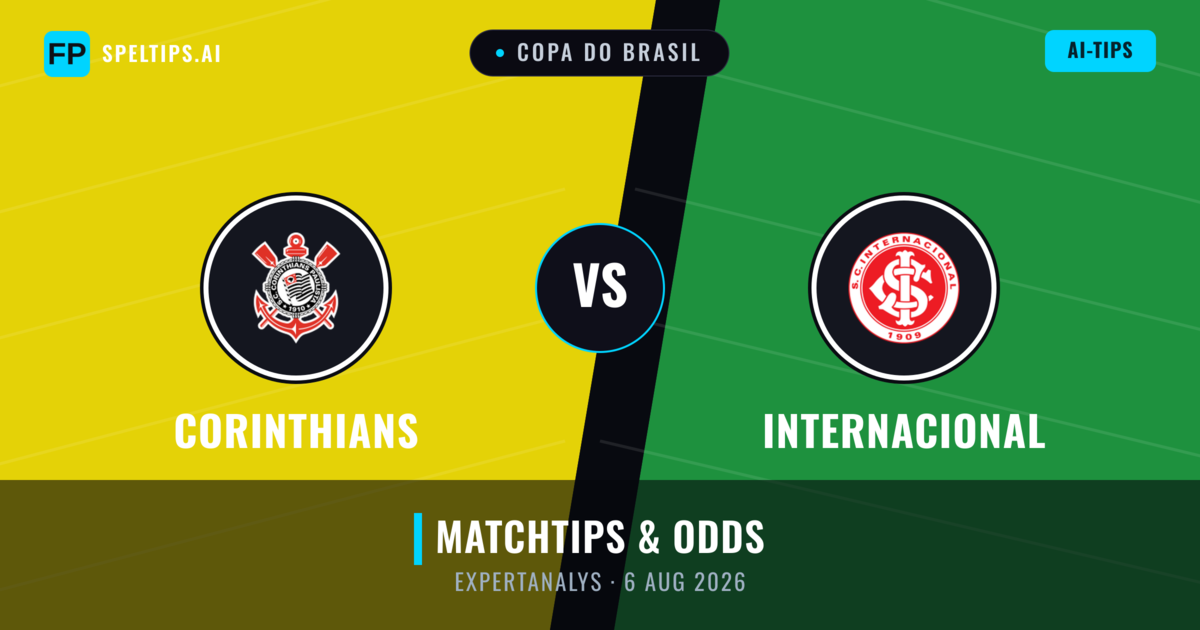 Corinthians vs Internacional — matchtips och förhandstitt