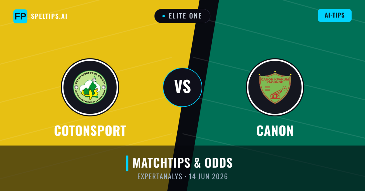 Cotonsport vs Canon — matchtips och förhandstitt