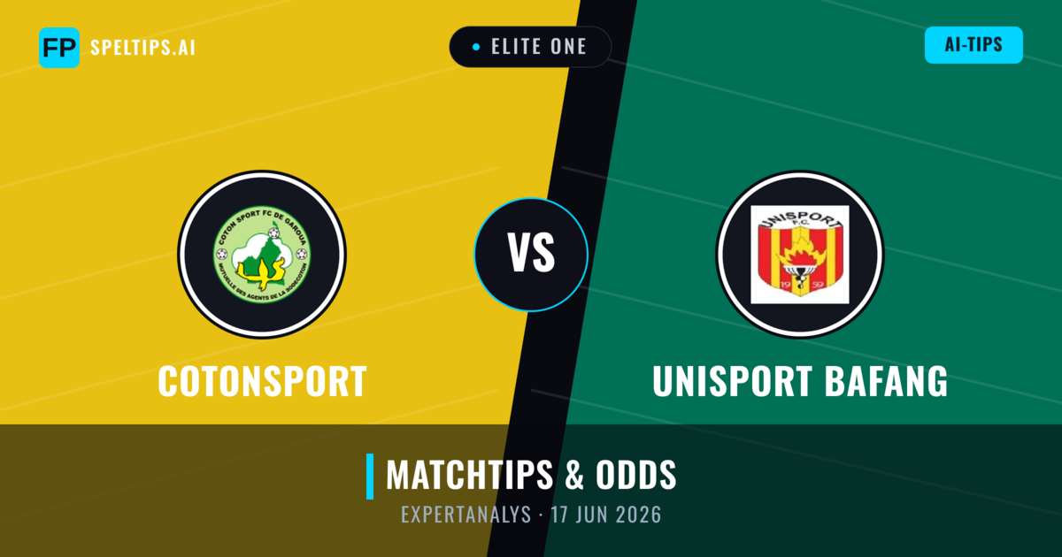 Cotonsport vs Unisport Bafang — matchtips och förhandstitt