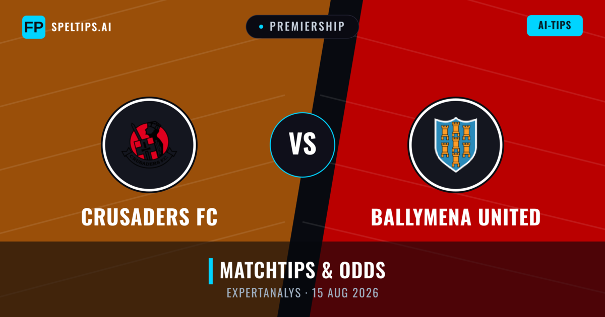 Crusaders FC vs Ballymena United — matchtips och förhandstitt