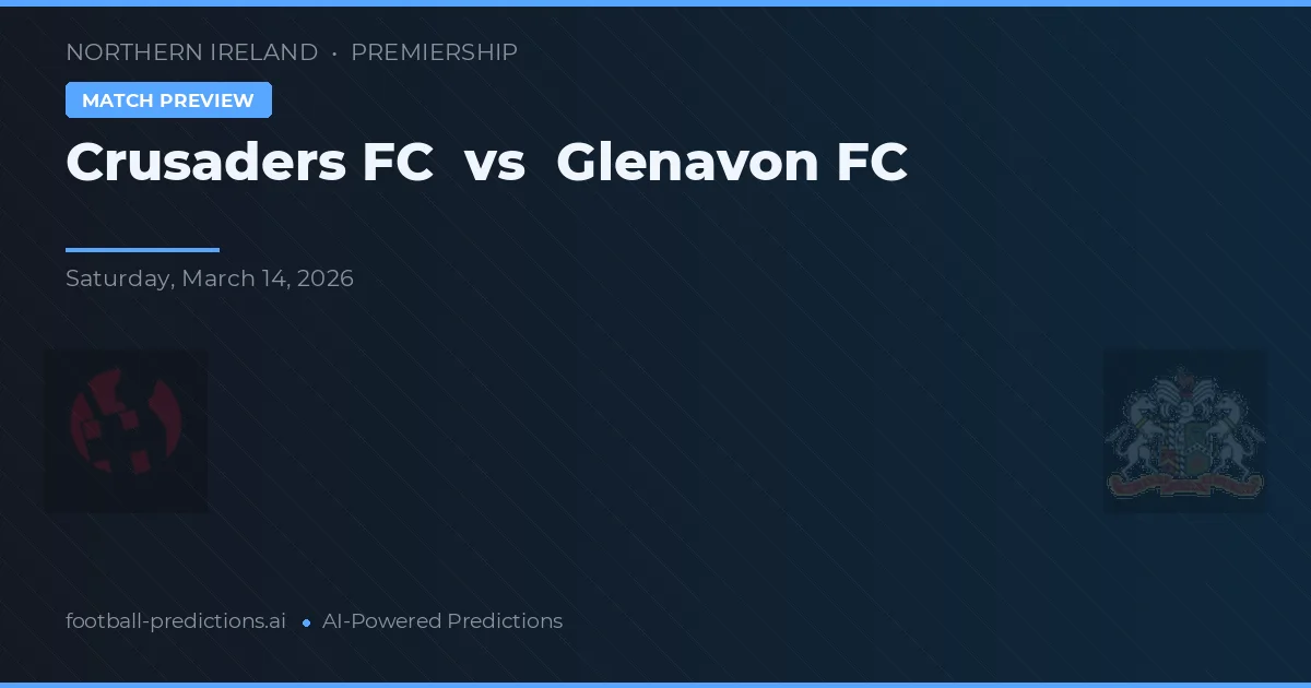 Crusaders FC vs Glenavon FC — matchtips och förhandstitt