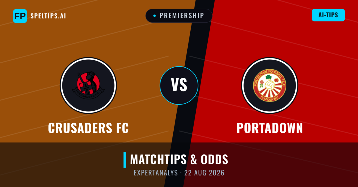 Crusaders FC vs Portadown — matchtips och förhandstitt