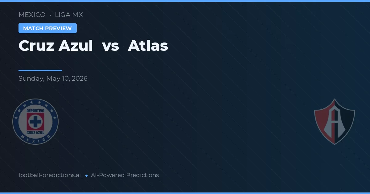 Cruz Azul vs Atlas — matchtips och förhandstitt