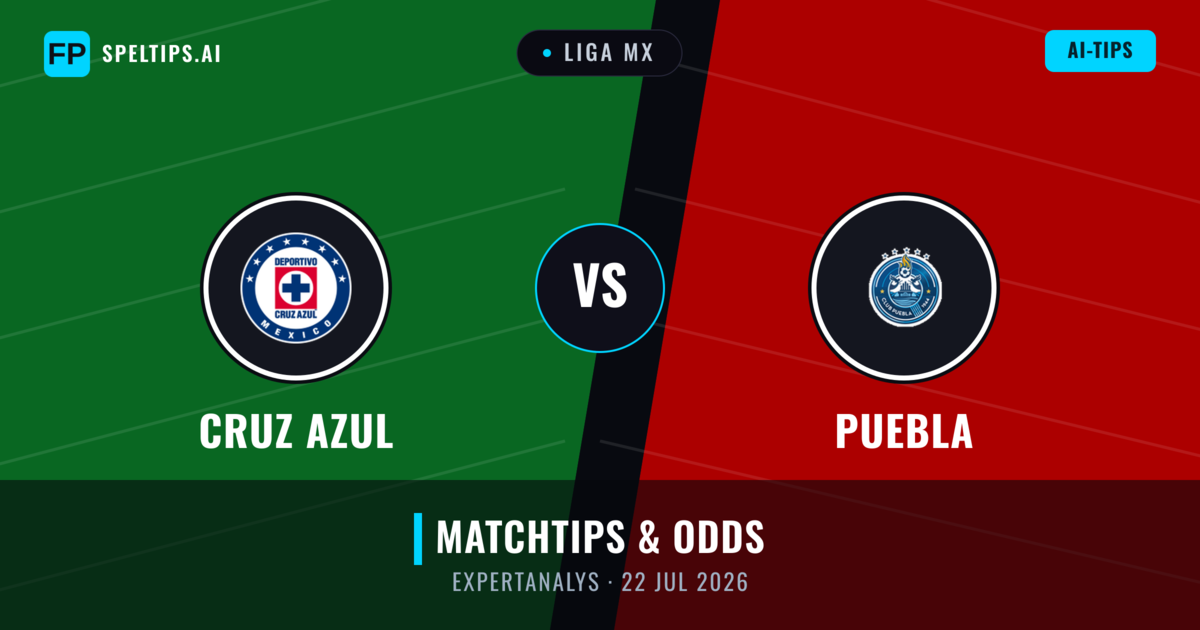 Cruz Azul vs Puebla — matchtips och förhandstitt