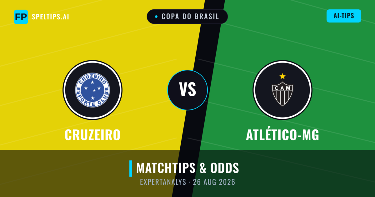 Cruzeiro vs Atlético-MG — matchtips och förhandstitt
