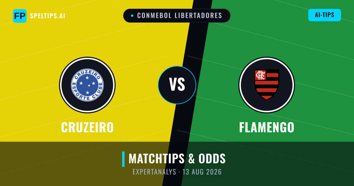Cruzeiro vs Flamengo — matchtips och förhandstitt