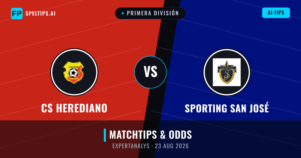 CS Herediano vs Sporting San José — matchtips och förhandstitt