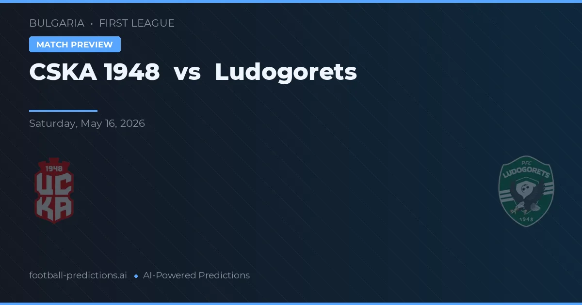 CSKA 1948 vs Ludogorets — matchtips och förhandstitt