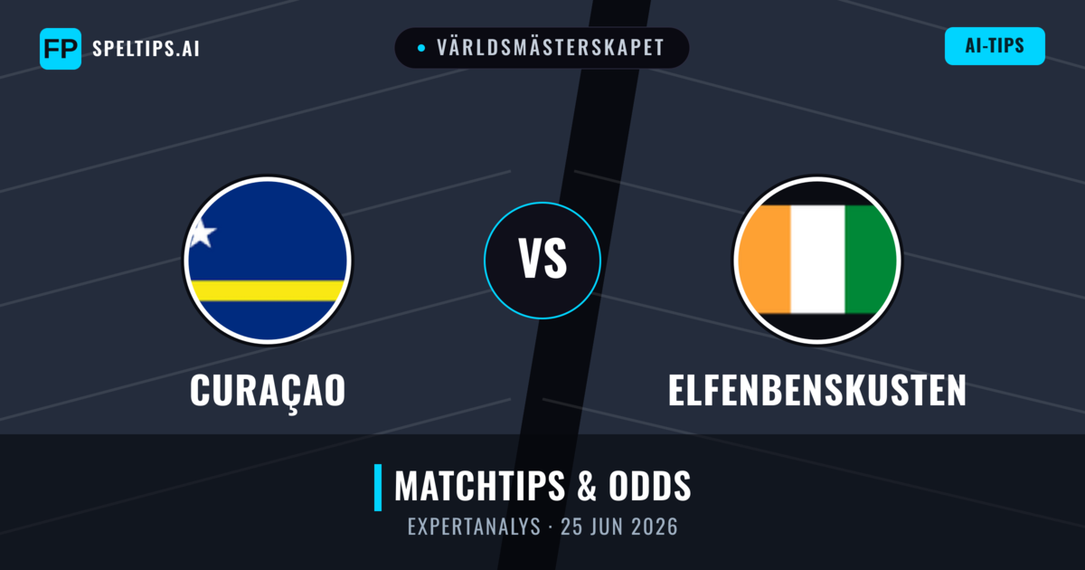 Curaçao vs Elfenbenskusten — matchtips och förhandstitt