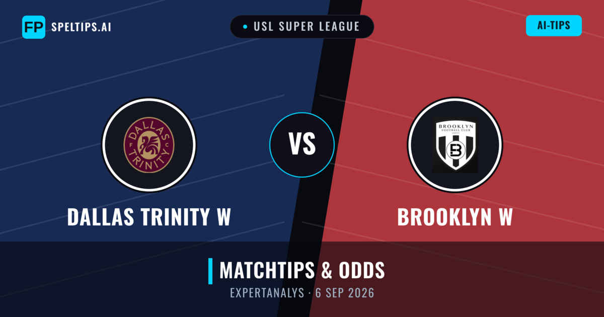 Dallas Trinity W vs Brooklyn W — matchtips och förhandstitt