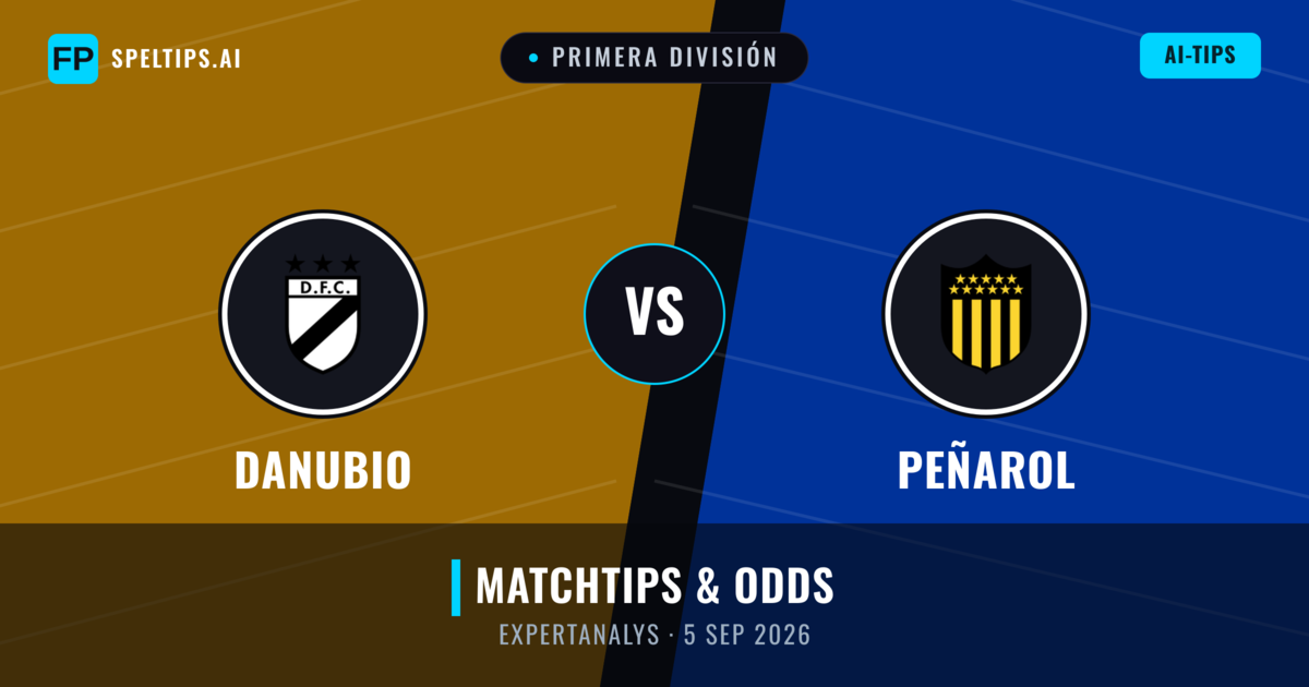 Danubio vs Peñarol — matchtips och förhandstitt