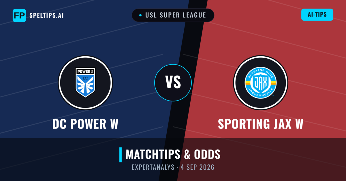 DC Power W vs Sporting JAX W — matchtips och förhandstitt