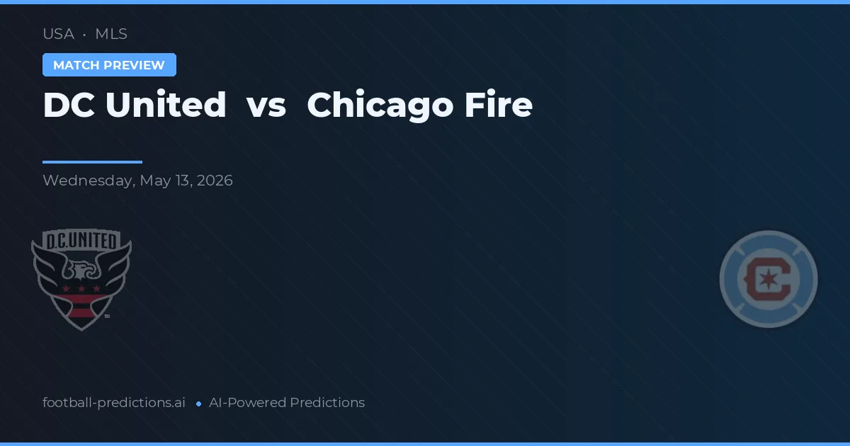 DC United vs Chicago Fire — matchtips och förhandstitt