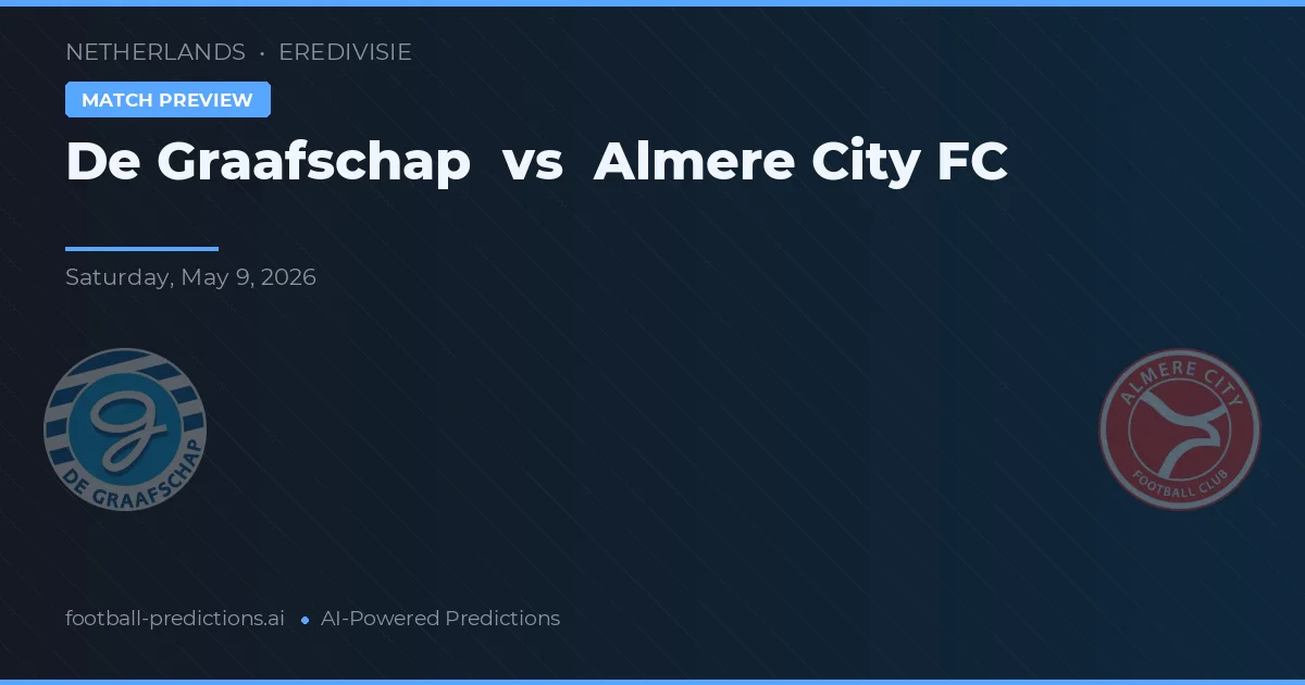 De Graafschap vs Almere City FC — matchtips och förhandstitt